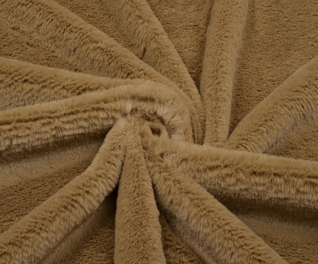 TOSKANA PLUSH FABRIC - KAMEL
