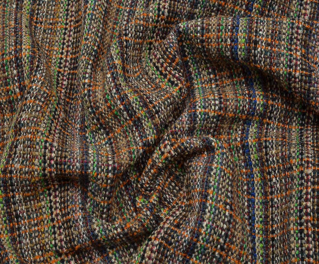 MULTICOLOR BOUCLÉ CHANEL FABRIC - HARMONY