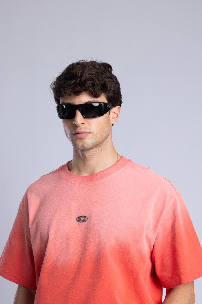 Men's oversize T-shirt with gradient effect