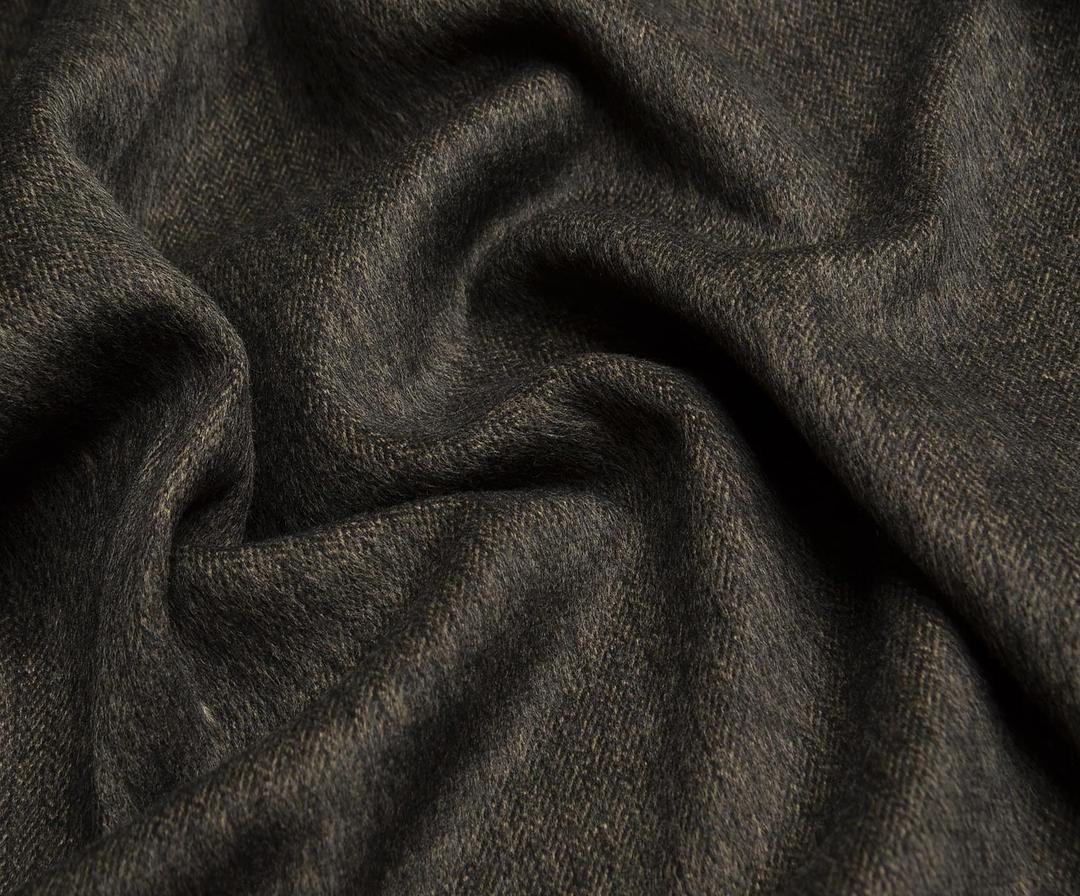 ТОНКА КАШМІРОВА ТКАНИНА ДЛЯ ПАЛЬТО - СІРА