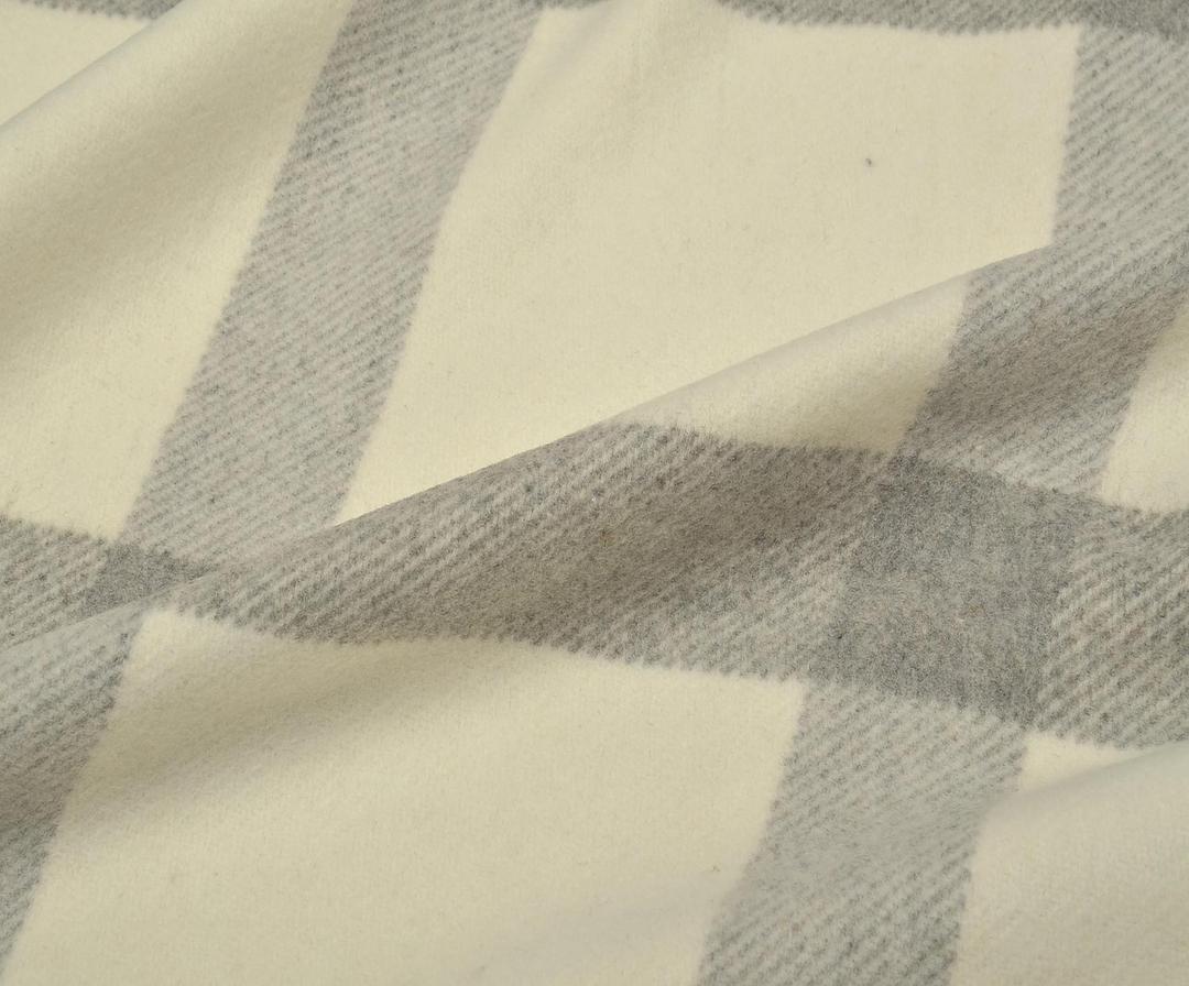 LUMBERJACK PATTERN FABRIC - GRAY