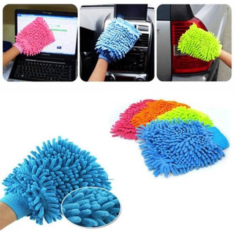 Mikrofiber Çok Amaçlı Temizlik Eldiveni   Yıkama Eldiveni