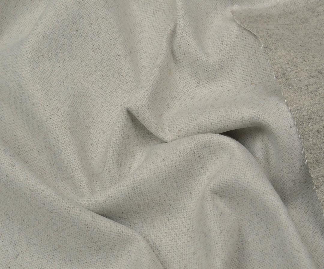COAT WOOL FABRIC - GREY