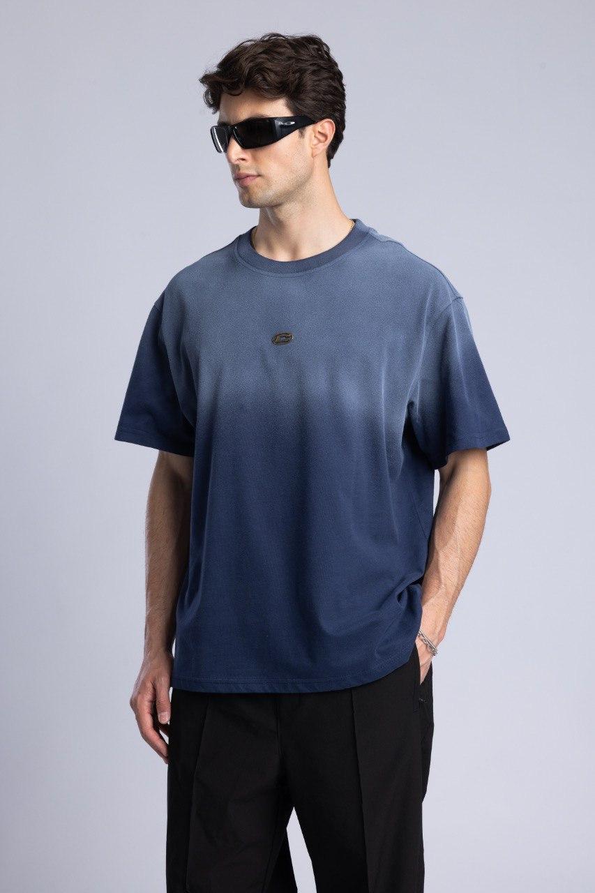 Men's oversize T-shirt with gradient effect