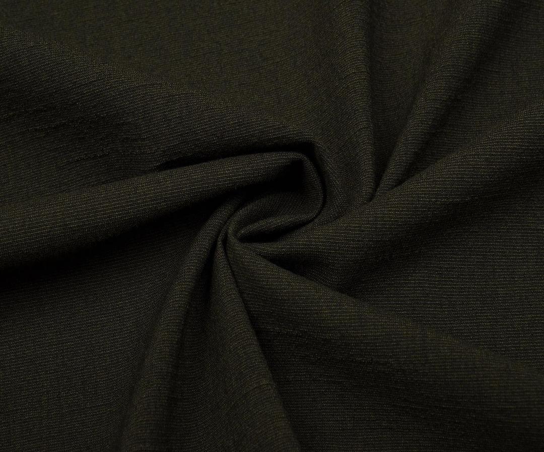 ТКАНЬ ИЗ ХЛОПКА С ЛАЙКРОЙ ПО ВСЕЙ ШИРИНЕ - ХАКИ