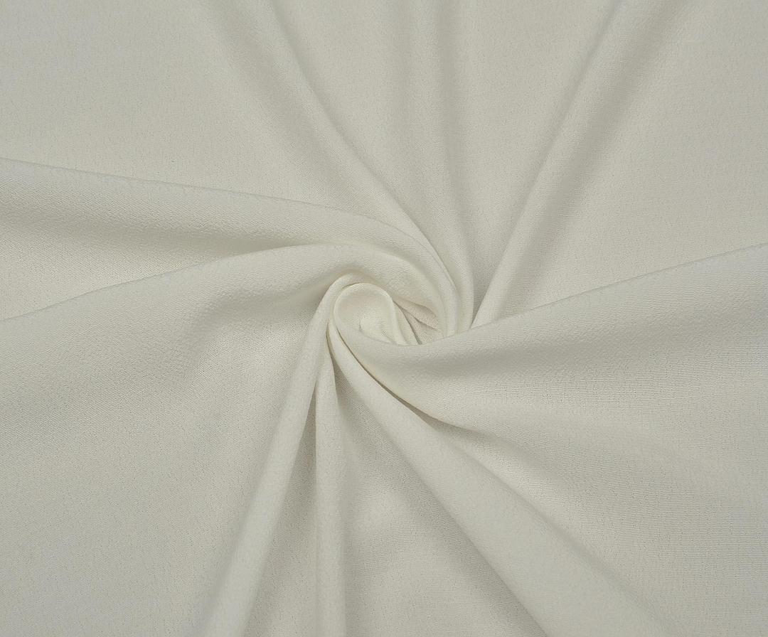 CREPE VISCOSE FABRIC - OFF-WHITE
