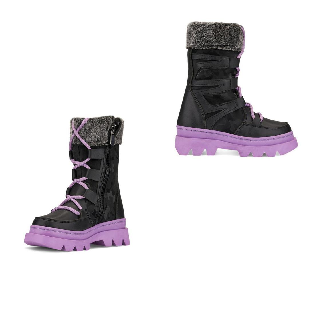 Children's winter fur boots