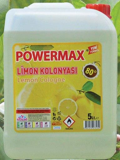 POWERMAX Lemon Cologne 80 5 Lt