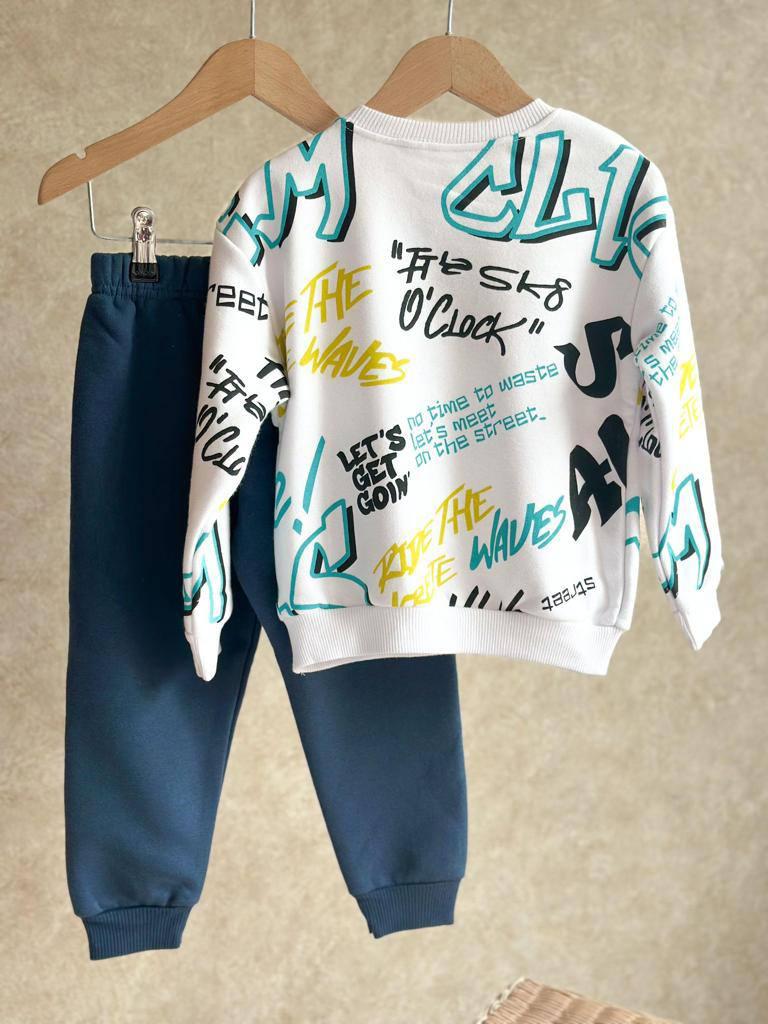 Kids' Sportswear Set: Sweatshirt and Pants