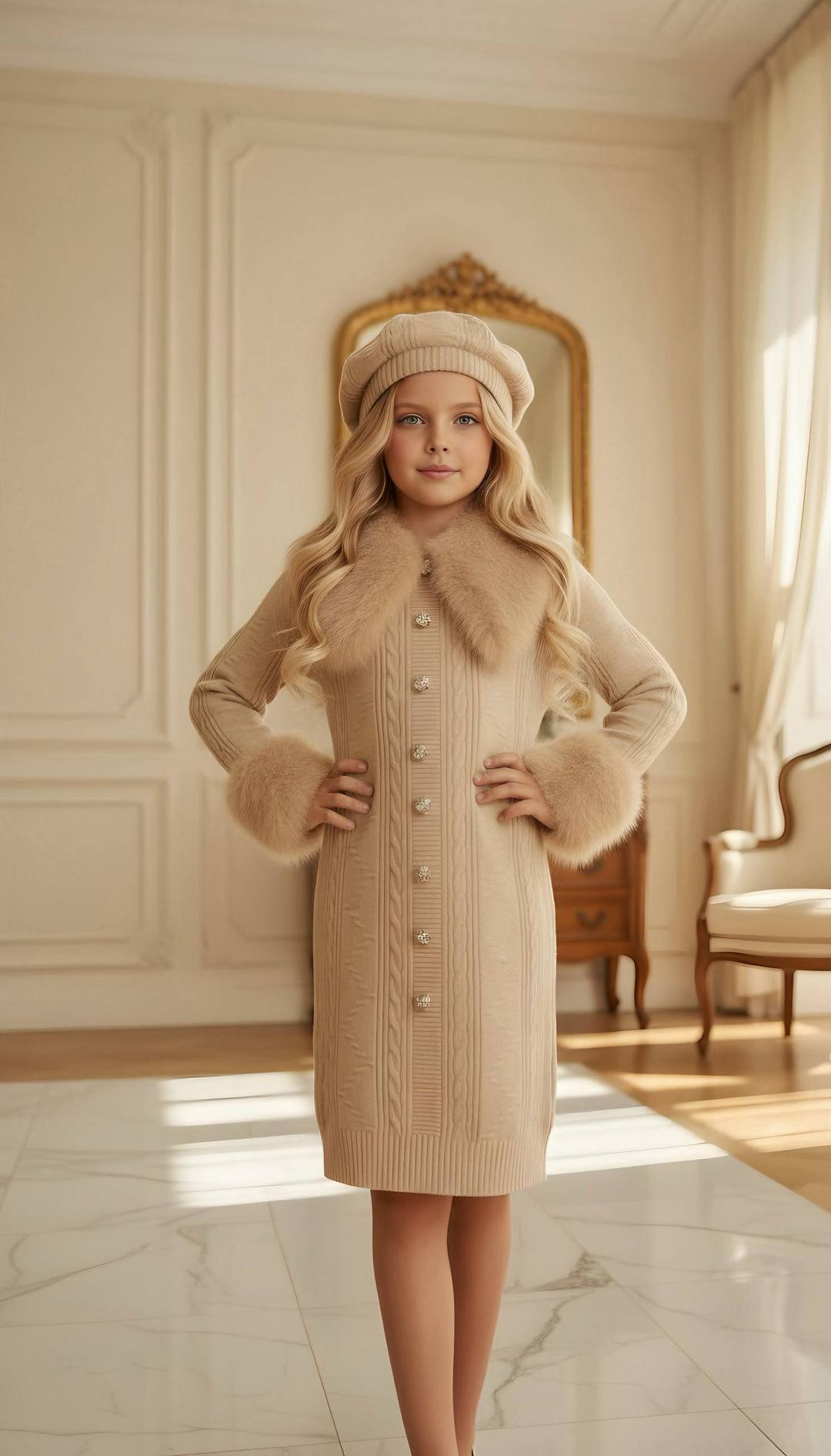 Winter Fashion: Knit Dress and Coat Combinations
