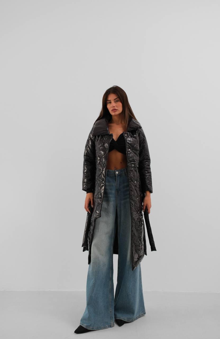 A quilted jacket