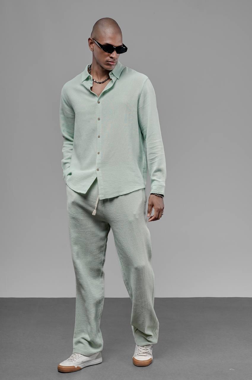 Men's sets made of jatted fabric