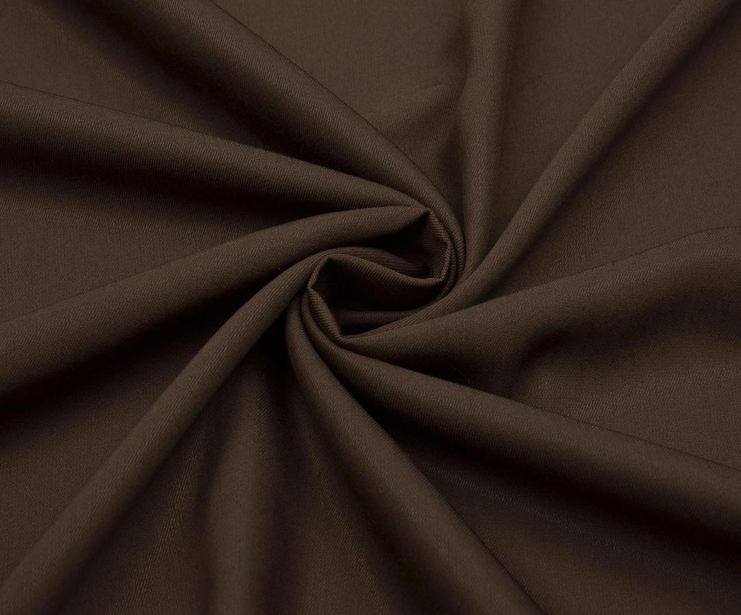 POLYESTER VİSKON KUMAŞ - KAHVE