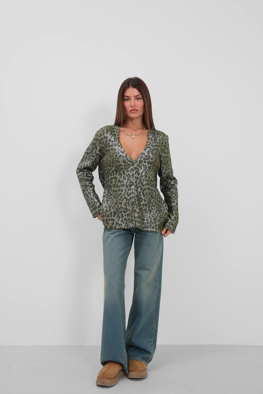 Leopard cardigan