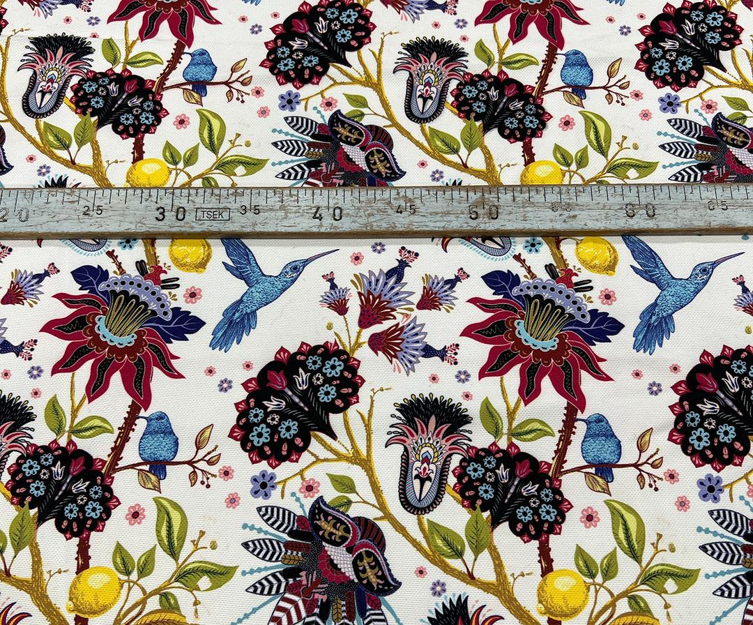 ТКАНЬ С ЦИФРОВЫМ РИСУНКОМ - ЭКРЮ