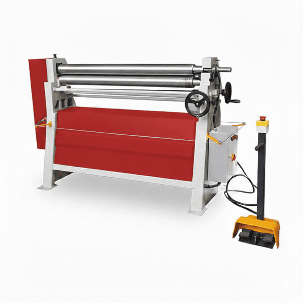 Small Asymmetric 3-Roll Plate Bending Machine