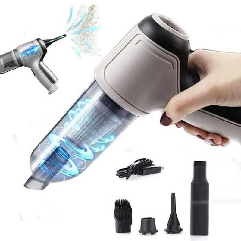 Kablosuz El Tipi Araç Süpürgesi ve Üfleyici Mini Portatif Oto Temizlik Cihazı