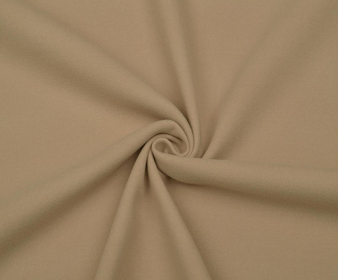 WOOL BLEND COAT FABRIC - STONE