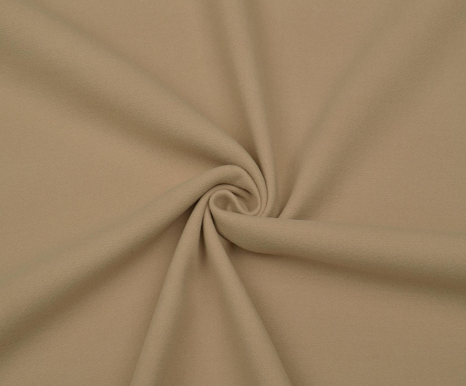 WOOL BLEND COAT FABRIC - STONE