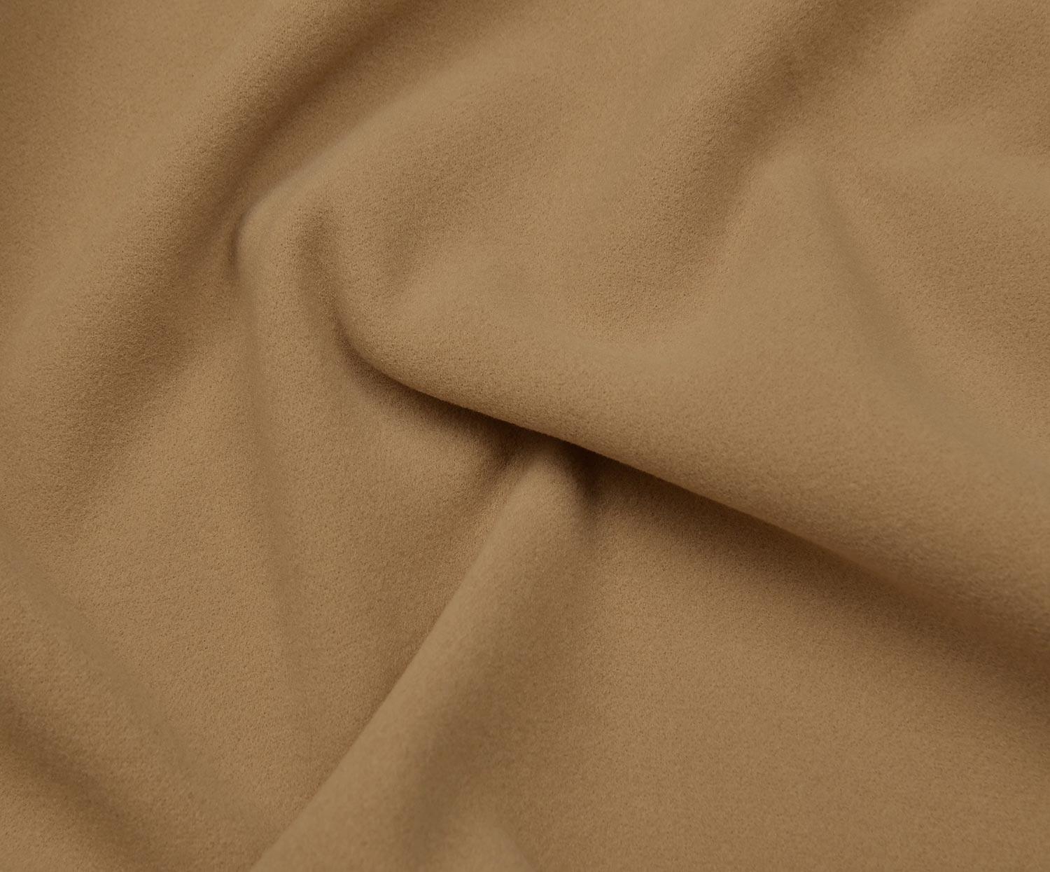 WOOL BLEND COAT FABRIC - CAMEL HAIR