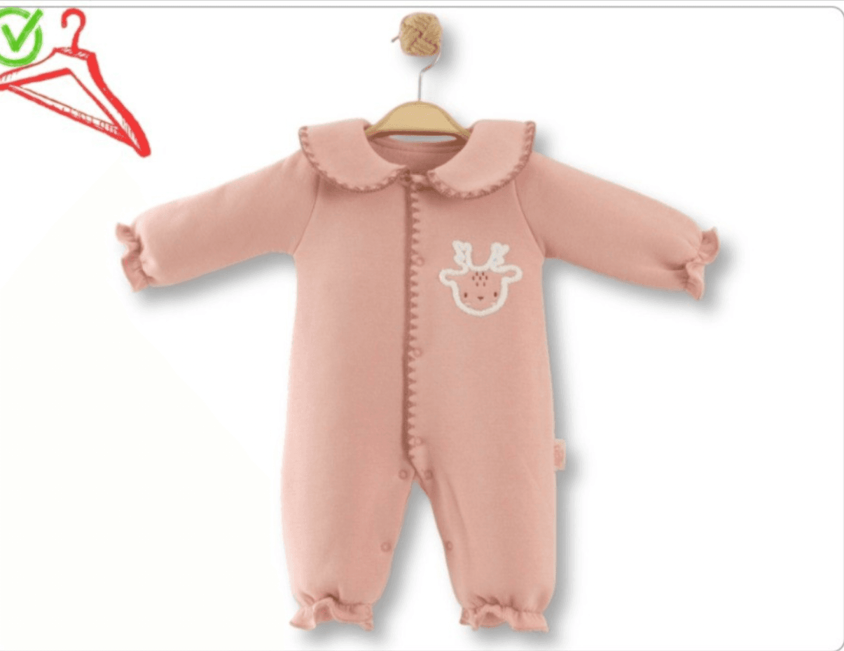 Children's jumpsuit with reindeer
