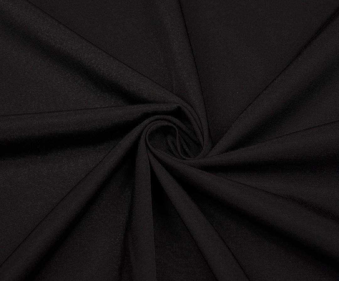 ТКАНЬ ИЗ ОРГАНИЧЕСКОГО ХЛОПКА - ЧЕРНЫЙ