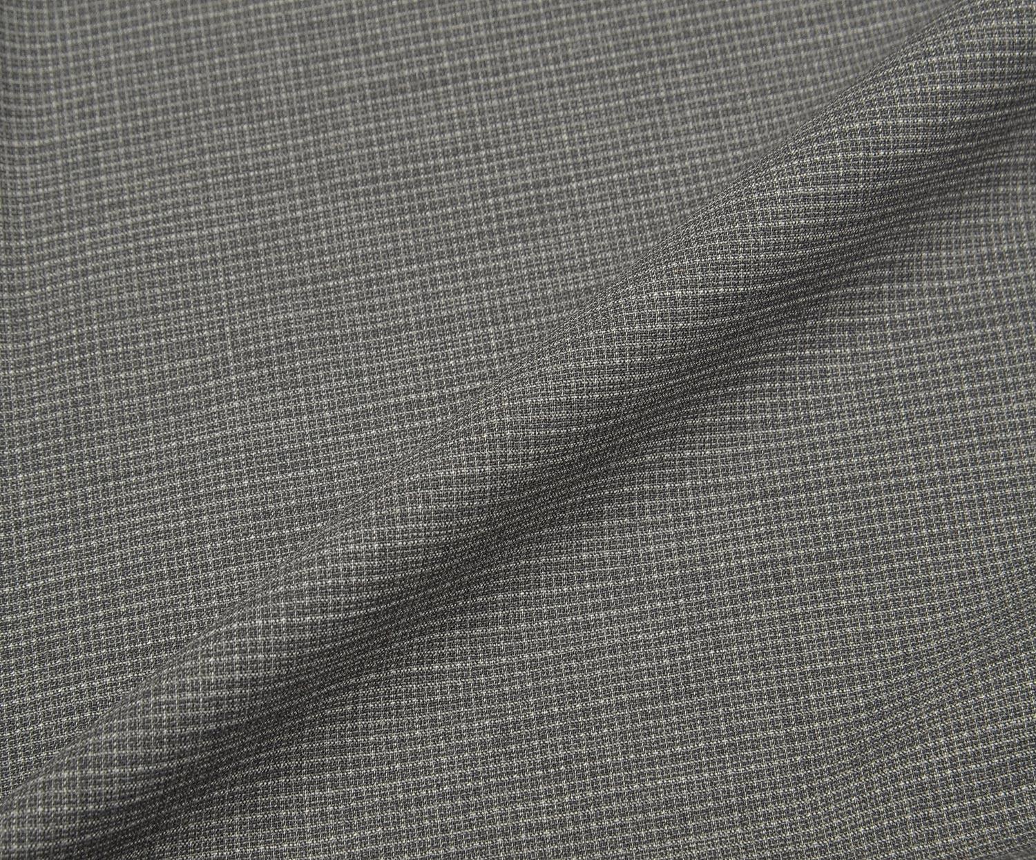 MİNİ EKOSE DESENLİ PAMUK KUMAŞ - GRİ