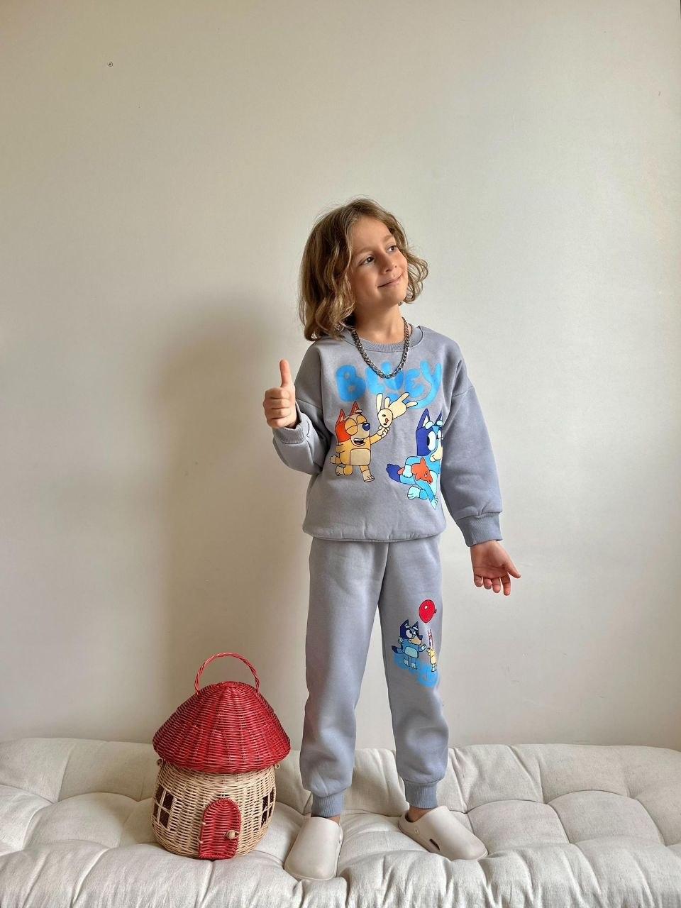 Cute Character Printed Children's Tracksuits